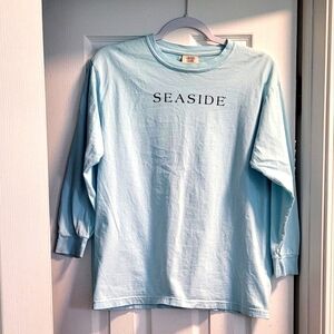 Comfort Colors Boy's Extra Tall Youth Long Sleeve Light Blue Shirt